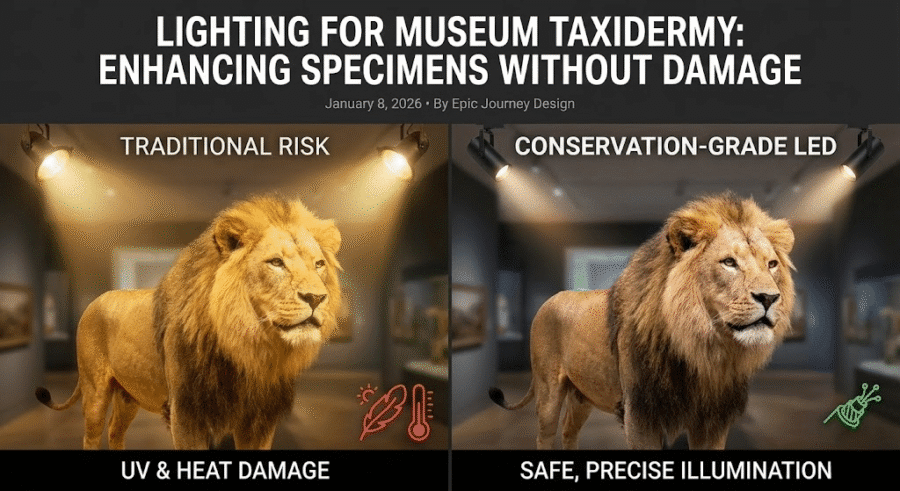 Lighting for Museum Taxidermy: Enhancing Specimens Without Damage
