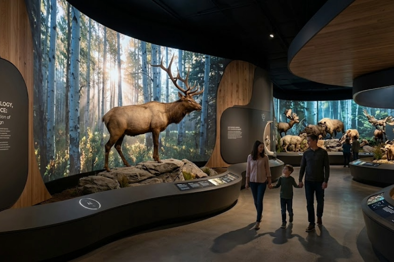 The Next Evolution of Exhibition Design Stehlings Taxidermy Epic Journey Design